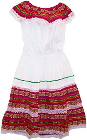 XL New Beautiful Mexican Fiesta Multi-Color Dress fo Woman Sku# DR-16