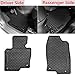Bonbo Floor Mats for Mazda CX5 2017-2020, Front & Rear Seat Floor Mats, Custom Fit, Environmentally Friendly Rubber, All Season, Heavy Duty, Odorless (Pack of 4)
