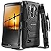 Evocel New Generation Series Phone Case Compatible with LG G Stylo with Belt Clip Holster and Kickstand, Black