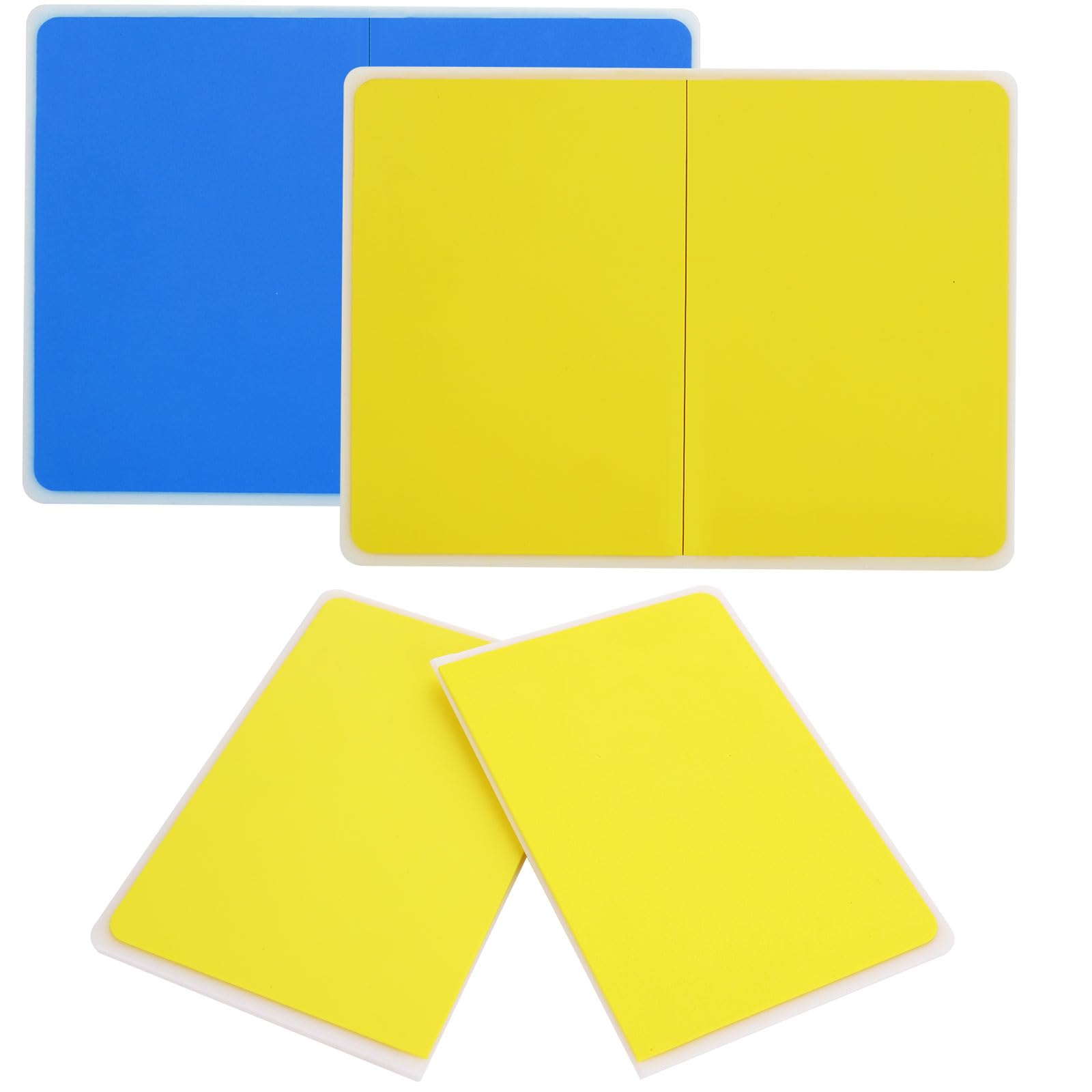 Photo 1 of SHUESS 2 Pack Rebreakable Boards Martial Arts, Reusable Plastic Taekwondo Boards for Breaking Available in 2 Levels of Difficulty, Karate MMA Ninja Training Boards for Breaking (Yellow,Blue)