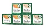 Van Der Hagen Deluxe (3-Count) and Glycerin (3-Count) Shave Soap Variety Bundle (Packaging May Vary)