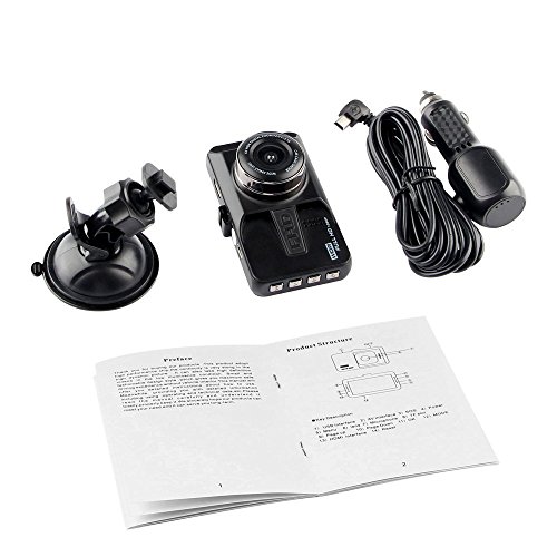 [UPGRADED] Dash Cam,Samjat Dash Camera for Cars Full HD 1080P,Night Vision,Dashcam DVR Video Recorder Dash Camera,3.0" TFT Display,G-Sensor,WDR, Parking Monitor, Loop Recording,Motion Detection - Thumbnail 6