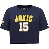 Pro Standard NBA Womens Womens NBA Denver Nuggets Classic Player Cotton Short Sleeve Boxy Tee