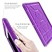 Poetic TurtleSkin iPad Pro 12.9 Rugged Case Heavy Duty Protection Silicone Sound-Amplification for iPad Pro 12.9 (1st Gen 2015) / iPad Pro 12.9 (2nd Gen 2017) Purple