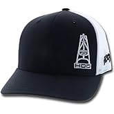 HOOEY Oil Gear (HOG) Trucker Hat for Men - Adjustable Snapback Mesh Baseball Cap - Western Work & Casual Wear Breathable Mesh