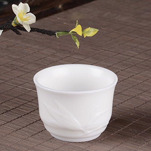 Hand Carving Porcelain Tea Cup, Ceramil Whiteware Cup