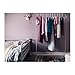 Ikea Clothes Rack With 4 Ikea Hangers (White)