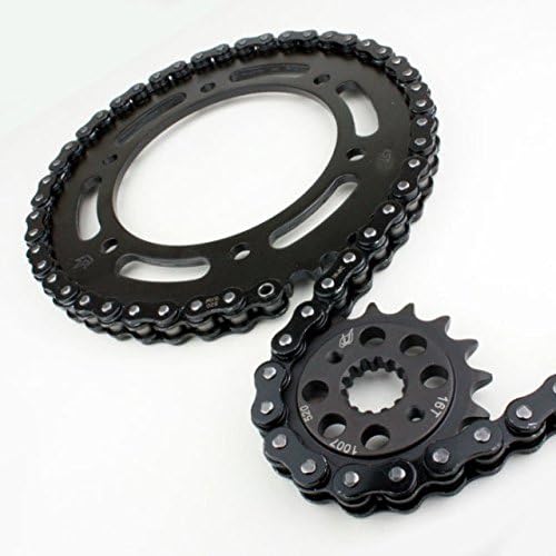 Driven Racing Black RK 520GXW Chain and EVO Sprocket Set for Honda CBR 1000RR (2008-2013)