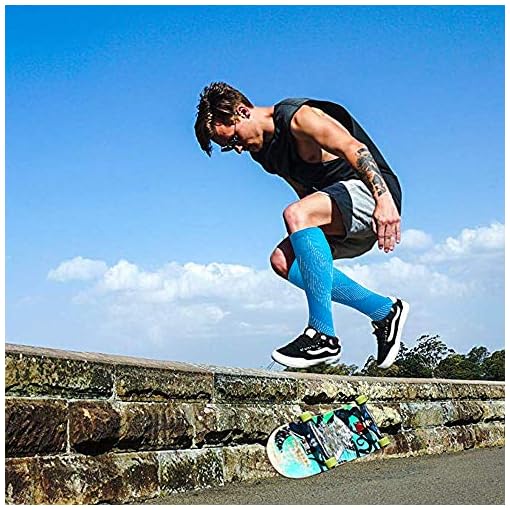 Copper Compression Socks For Men & Women(3 Pairs),15-20mmHg is Best For Running,Athletic,Medical,Pregnancy,Travel,Hiking - Image 5