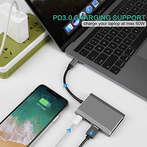 3 USB+Hub+HDMI+Adapter+Thunderbolt