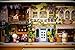 Flever Dollhouse Miniature DIY House Kit Creative Room with Furniture and Cover for Romantic Valentine's Gift(Happy Corner)