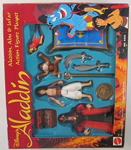 Disney Aladdin, Abu & Jafar Action Figure Playset
