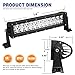 YITAMOTOR LED Light Bar 14inch 72W Led Light Pod Wiring Harness Spot Led Work Light Offroad Light Led Fog Light Truck Light Driving Light Boat Light Truck Pickup SUV ATV UTV,2 Years Warranty