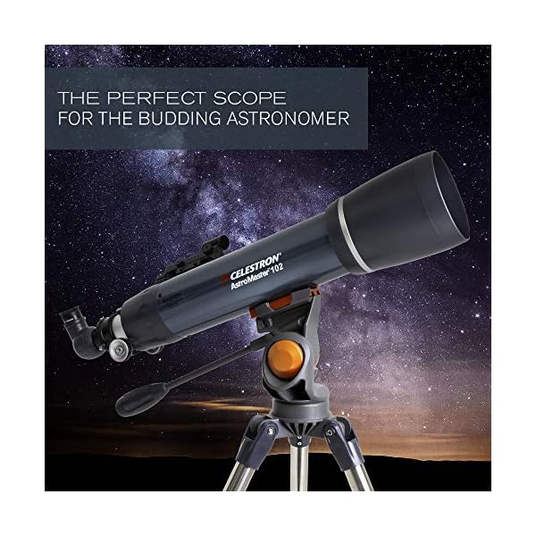 Celestron 22065 AstroMaster 102AZ Refraktor-Teleskop, dunkelblau – Bild 7