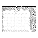 Blueline DoodlePlan Desk Pad Calendar w/Coloring Pages, 22 x 17, 2018 (C2917311)