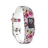 CreateGreat Soft Silicone Replacement Band With Watch Clasp For Garmin Vivofit 3 Fitness Band( No Tracker)