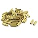 uxcell 50 Pcs M2 Female Thread Cylindrical Brass Stand-Off Support M2x10mm