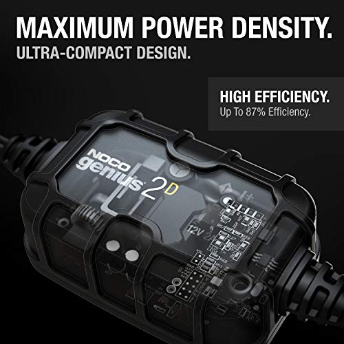 NOCO GENIUS2D, 2A DirectMount Onboard Car Battery Charger, 12V