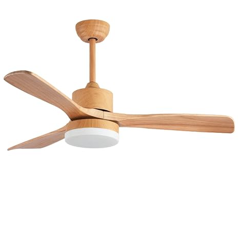 Solid Wood Ceiling Fan Lamp Living Room Restaurant Bedroom Fan