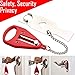 Winston Cronin Portable Door Lock for Travelers Inside for Bedroom Door Lockdown Lock for Security Device Home Apartment Living Hotel Motel Outward from Outside