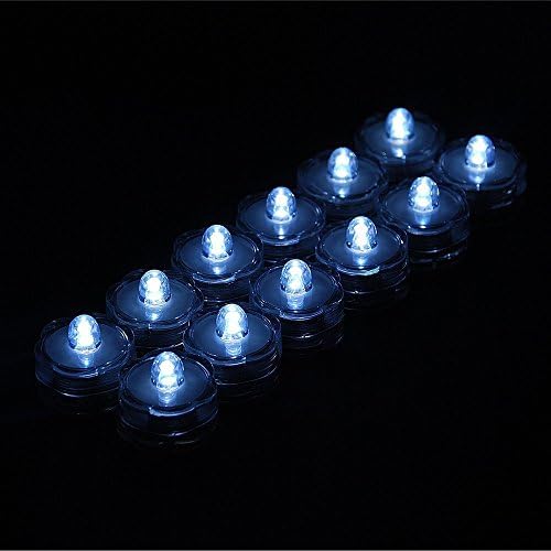 Hatori Submersible Bright Light Available for Wedding Arrangements, Center Pieces, Fish Tanks and Much More. Replaceable Batteries - There Are 2 Per Light-#cr2032 (Battery Is Included) Typically Lasts 30-40 Hours (Your Results May Vary) Approximately 1"" Tall and 1.25"" Wide Shape:floral/roundcolor:white