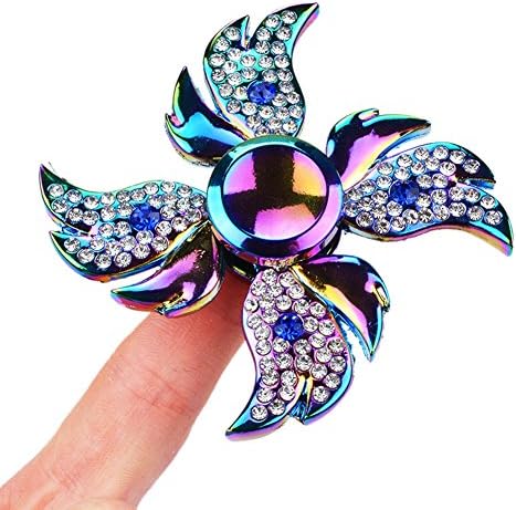 EDC Fidget Hand Spinner Tri-Spinner Metal Funny Toy for Autism ADD ADHD Kids Adult Anti Stress (HDZ)