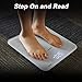 Letsfit Bluetooth Body Fat Scale, Smart Wireless Digital Bathroom Weight Scale, Large Backlit Display Free Smartphone App, Body Composition Analyzer Weight Body Fat BMI Muscle Bone Water Weight