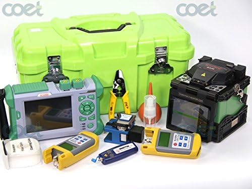 FTTH Splicing Machine KomShine GX37 Arc Fiber Optic Fusion Splicer + QX50-S 1310/155nm 32/30dB SM OTDR Tester + Power Meter + SM Light Source + 3-5km VFL