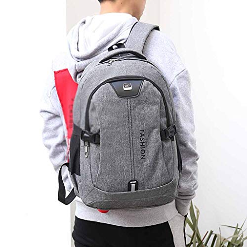 BEAUTYVAN Travel Laptop Backpack,Business Anti Theft Slim Durable Laptops Backpack with USB Charging Port Grey (Grey)