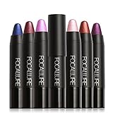 Metallic Lipstick Sets,Molie Matte Lip Crayon Nude Lip Long Lasting Non-Fading 8 Color