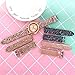 Greaciary Glitter Band Compatible with Samsung Galaxy Watch 3 41mm/Galaxy Watch 42mm,Active 40mm/Active 2 44m Sparkle Bling Leather Strap Wristband for Galaxy 20mm Smartwatch Women Girls Black