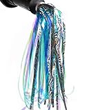 HugeDE Kids’ Bicycle Bike Sparkle Tassel Streamers Scooter Handlebar Streamers for Boys Girls