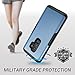 YOUMAKER Galaxy S9+ Plus Case, Rose Gold with Built-in Screen Protector Heavy Duty Protection Shockproof Slim Fit Full Body Case Cover for Samsung Galaxy S9 Plus 6.2 inch - Blue/Black