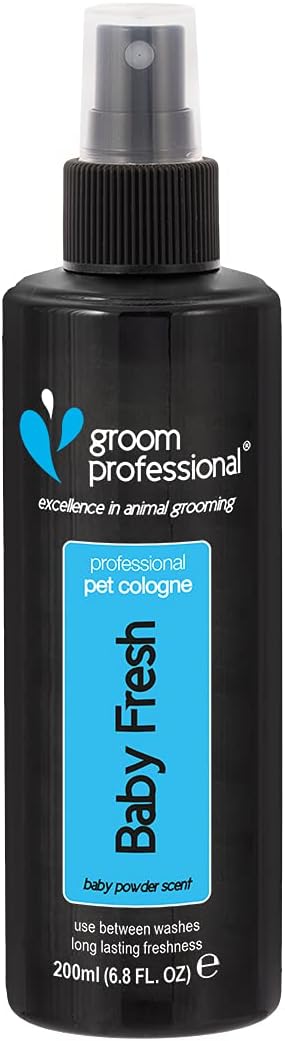 GROOM PROFESSIONAL Baby Fresh Dog Cologne Spray 200ml Chamomile Soothe Skin