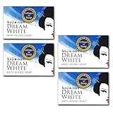 Kojie San 4 Pack Kojic Dream Soap For Whitening Lightening Anti-Aging Anti Wrinkle 65 gram
