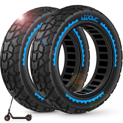 BANGTING 2PCS 8.5 Inch Solid Wheels for Electric Scooter, 8 1/2 x2 Replacement Tires, 50/75-6.1 Replacement Wheel for Xiaomi Pro 2 / M365 / M365 Pro / 1S / 3/3 Lite/Essential