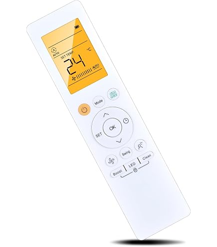 Telecomando Universale Ricambio Per Condizionatore Midea/Carrier - Modelli RG10L1, RG10A, RG10B (Batterie Non Incluse)