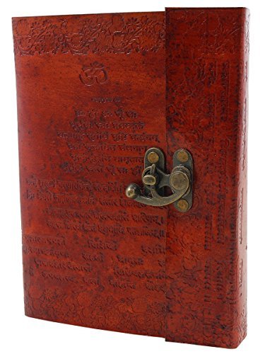 Leather Journal Writing Notebook diary diaries for girls women men Hardcover Executive Notebooks Personal Organizers | Leather Journal Personal Diary with Lock Unlined