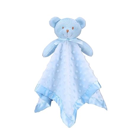 Baby Security Blanket With Plush Stuffed Animals Infant Comforter