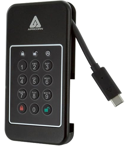 Amazon.com: Apricorn 2TB Aegis Padlock SSD 256-Bit, FIPS 140