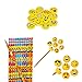 Rhode Island Novelty Emoji Party Favor Pencil, Eraser and Sharpener Gift Set, 36-Piece