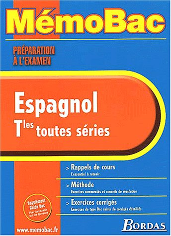 Espagnol, Tles toutes séries