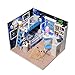 Flever Dollhouse Miniature DIY House Kit Creative Room with Furniture and Cover for Romantic Valentine's Gift(Small Dream of Great Space)
