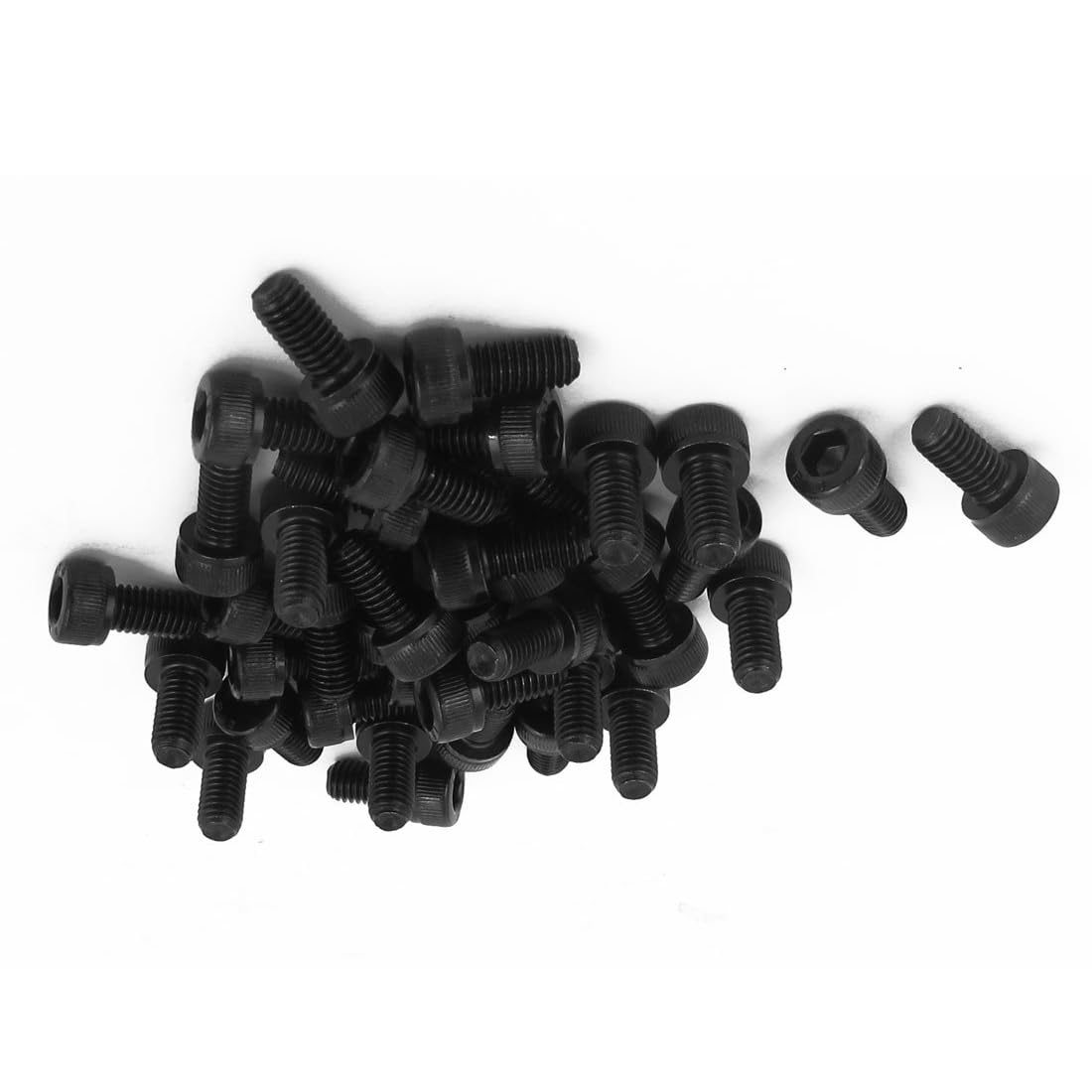MACHSWON M5x10mm Hex Socket Head Cap Screws Bolts Full Thread 12.9 Grade Alloy Steel Black Oxide Finish Allen Socket Drive Machine Screws 50Pcs — image 1