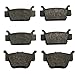 2006-2015 Honda Rincon 680 TRX680 Fourtrax Kevlar Front & Rear Brake Pads