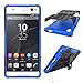 Sony Xperia XA Ultra Case, Nicelin Hard PC Material Cover and Silicone Inner Holder 2 in 1 Stand Case for Sony Xperia XA Ultra - [NOT for Xperia XA/Xperia X ] (Blue)