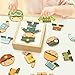 iPlay, iLearn Magnetic Wooden Dolls, Pretend Play Mix & Match It, Fun'n Cool Dress Up, Career Jigsaw Puzzle Toys, Fireman, Fridge Magnets, Educational Gift for 3, 4 Year Olds, Kids, Boys, Girls