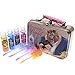 UPD Townley Girl Disney Beauty & The Beast Super Sparkly Lip Gloss Set with Decorative Carrying Tin, 4 Fun Flavors, Standard, Multicolor