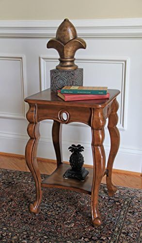 Carolina Accents Gabriel Side Table, Cherry