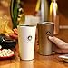 SEPT MIRACLE Coffee Travel Mug with Handle Coffee Mug, Pilsner Beer Glass, Iced Tea or Water Cup, Leakproof Double Walled Vacuum Insulated Stainless Steel with BPA Free[500ml] (gold mug)